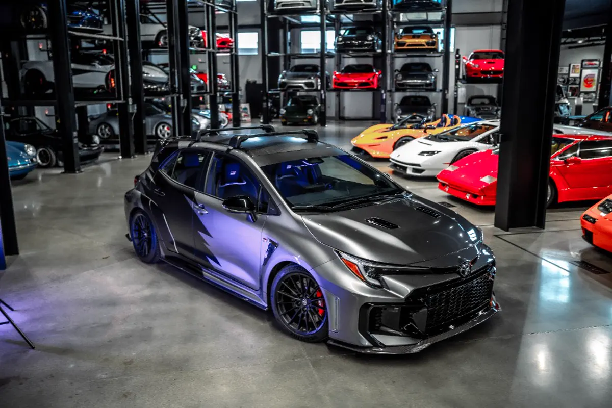 Lia Block's GR Corolla in a premium car gallery